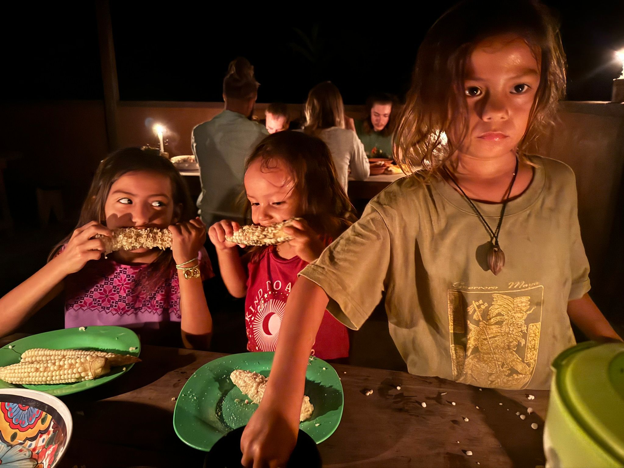 Cocina viva de la selva — alimentos orgánicos de la milpa maya, La Ventana Palenque